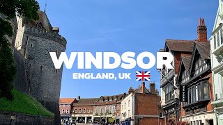 Windsor Exploring the Charm of Englands Historic Town  Walking Tour 4K [upl. by Berneta]