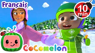 L’école de ski  Cocomelon  Comptines du Monde  Vidéos Éducatives  Célébrer la Diversité [upl. by Atineb]