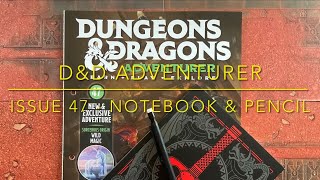 Dungeons amp Dragons Adventurer  Issue 47 Notebook amp Pencil [upl. by Clementis]