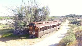 Carrizo Gorge Railyard Abandoned Trains In Jacumba [upl. by Ainevuol]