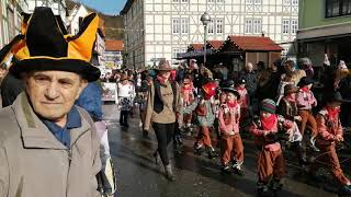 Kindergarten und Schulumzug  484 Wasunger Karneval 2019 [upl. by Ayamat]