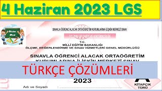 2023 LGS TÜRKÇE soruları cevapları lgs2023 2023LGS lgssoruları [upl. by Nomma389]