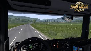 Zürich to Lyon with Scania S during Trade Connection Switzerland Event ETS2 [upl. by Yelbmik]