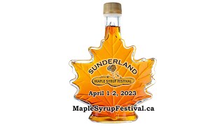 Sunderland Maple Syrup Festival 2023 [upl. by Salguod640]