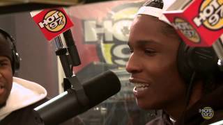 ASAP Rocky Freestyle on Funkmaster Flex [upl. by Lyrahc]