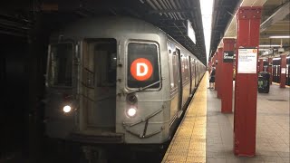 IND 8th Ave Line A D Exp and C E Lcl Trains  34th Street R32 R46 R68 R160 [upl. by Ravid]