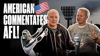 Philly Eagles commentator REACTS to AFL highlights 🇺🇸 🎙️ [upl. by Mayram]