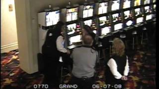 Surveillance video David Allan Coe cuffed at casino [upl. by Javier]