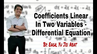 Coefficients Linear in Two Variables  Differential Equation [upl. by Burdett]