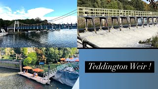 Teddington WeirBest place to visit in Londonlondonbeautiful viewmustvisitplacesSummertimes [upl. by Reteid446]