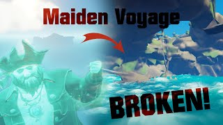 I BROKE The Sea of Thieves Maiden Voyage [upl. by Neelya]