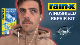 How To Fix A Windshield Crack Using RainX Windshield Repair Kit [upl. by Yrok971]