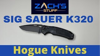 Sig Sauer K320  Hogue Knives  Nitron Manual Folder [upl. by Santiago]