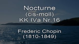 Nocturne cismoll KK IVa Nr16 Frederic Chopin 18101849 gespielt von Malino Piano [upl. by Biles]