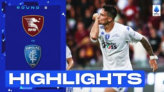 SalernitanaEmpoli 22  What a comeback from Empoli Goals amp Highlights  Serie A 202223 [upl. by Aonehc]