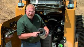 Cat® Skid Steer Loader  Air Filter amp Dust Ejector Maintenance [upl. by Hylton]