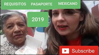 Pasaporte mexicano 2019 [upl. by Eugenius856]