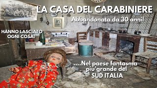 ABBANDONATA DA 30 ANNIHANNO LASCIATO TUTTOCasa del CarabinierePaese fantasma piu grande del SUD [upl. by Glynas924]