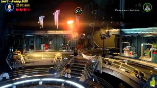 Lego Batman 3 Beyond Gotham Lvl 2 Breaking BATS TrophyAchievement Story Walkthrough  HTG [upl. by Attenweiler]