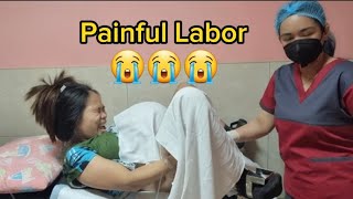 Painful Labor  Pregnancy  Labor and Delivery  Birth Vlog [upl. by Monah420]