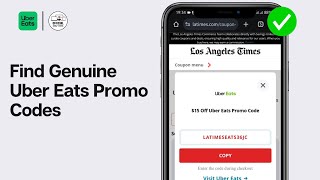 How To Find Genuine Uber Eats Promo Codes 2024 [upl. by Alle]