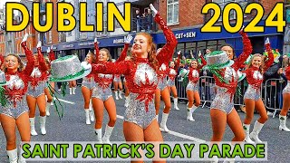 Dublin St Patricks Day Parade 2024 Ireland [upl. by Znarf]