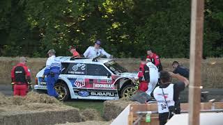 Travis Pastrana Crashed at Goodwood Festival of Speed Hillclimb Shootout Sunday [upl. by Ralf]