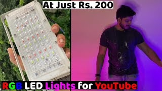 RGB Flood Light  RGB Light Under 200  Libero Flood Light Unboxing amp Review [upl. by Turne]