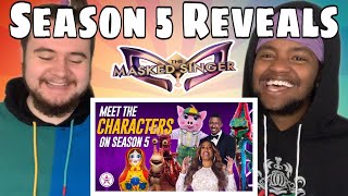 The Masked Singer Season 5 ALL REVEALS REACTION [upl. by Siana]