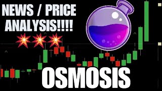 OSMOSIS OSMO PRICE UPDATES amp CRYPTO NEWS Must Watch [upl. by Koblick]