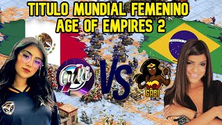 TITULO MUNDIAL FEMENINO AGE OF EMPIRES 2 SHOW MATCH [upl. by Ario307]