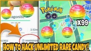 HOW TO HACK UNLIMITED RARE CANDY IN POKÉMON GO NO ROOT 100 WORKING FOR ANDROID AND IOS [upl. by Enimzaj541]