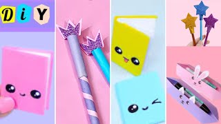 Easy Paper Craft Ideas  DIY School Hacks  Stationery Supplies  How to make Origami  Pencil Case [upl. by Gehman]