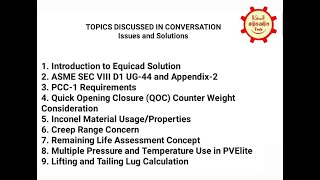 IampS ASME SEC VIII D1 UG44 App2 PCC1 QOC Inconel Material Creep Concern LiftingTailing Lug [upl. by Teiluj]