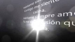 Thalia  Habitame Siempre Letra [upl. by Irpac]