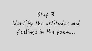 5 Steps to Analyzing a Poem [upl. by Ennirac803]