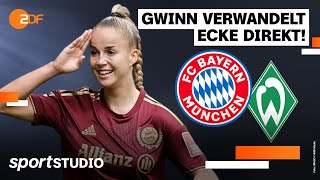 FC Bayern München – Werder Bremen Highlights  FrauenBundesliga 2 Spieltag 202223  sportstudio [upl. by Ynnor337]