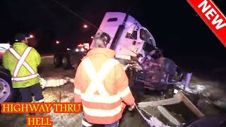 Highway Thru Hell 🔥🔥Explosive Collision Chaos 🔥🔥 Best Traffic Rescue Movie [upl. by Marl381]