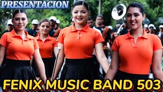 PRESENTACION FENIX MUSIC BAND 503 Y BATUCADA EN ARCATAO CHALATENANGO elsalvador diaspora [upl. by Iegres]