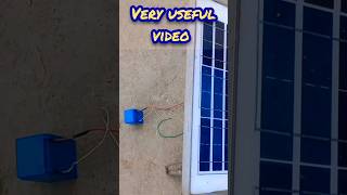 आधे रेट वाली Solar panel से charge करता हूं यह Battery  solar system  short video shoot [upl. by Churchill713]