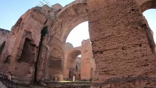 Baths of Caracalla in Rome Italy [upl. by Haliek984]