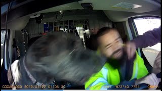 Video shows Meriden officer punch person in the face during road rage incident [upl. by Nomit310]