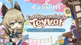 EVENTO WEB Entrega cordial de Teyvat Protogemas y más recompensas  Genshin Impact [upl. by Nodmac]