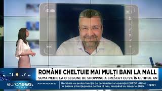 EconomiaEU  Românii cheltuie mai mulți bani la mall [upl. by Burger542]