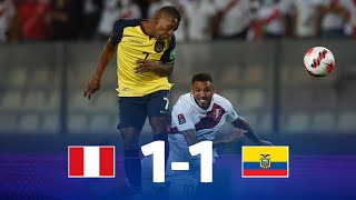 Eliminatorias  Perú 11 Ecuador  Fecha 16 [upl. by Turner]