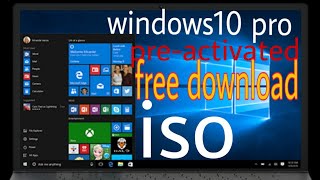 how to download windows10 pro preactivated iso official and crack life time [upl. by Anihpled]