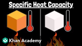 Specific heat capacity  Khan Academy [upl. by Irahcaz]