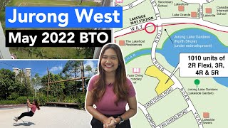 Jurong West BTO May 2022  Next to Jurong Lake Gardens amp upcoming Jurong Lake District  Next Stop [upl. by Atirrehs]