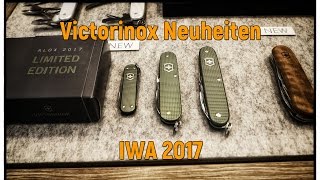 Victorinox Neuheiten auf der IWA Messe in Nürnberg 2017  Damast Limited Edition [upl. by Eugenio]