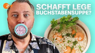 Buchstaben Bluff Sebastian schreibt Geschichte mit Buchstabensuppe [upl. by Arber]